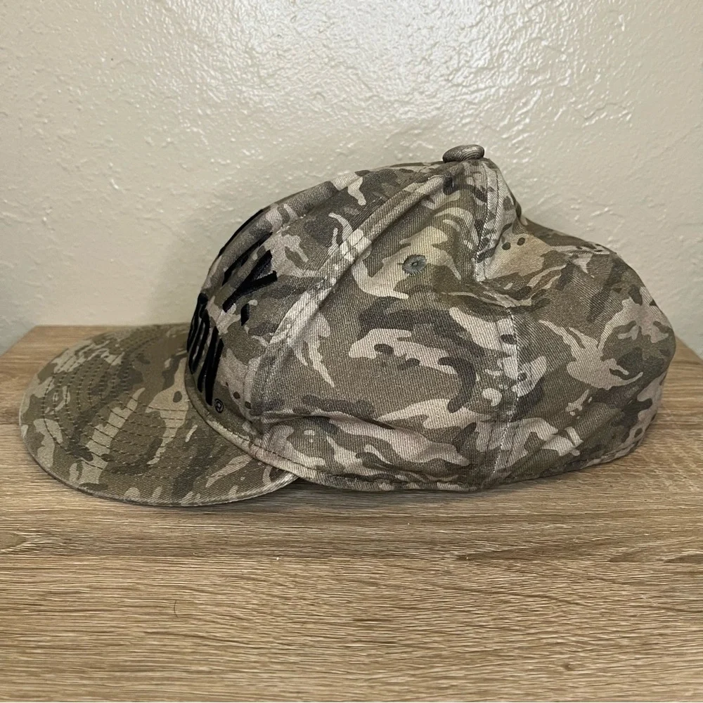 GENUINE HARLEY DAVIDSON 97602-23VM MEN'S WOVEN RACER FRONT GREEN CAP size small